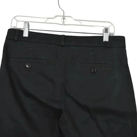 Banana Republic Hampton Ankle Crop Pant Trouser Straight Leg  Black Size 4 - Picture 6 of 12